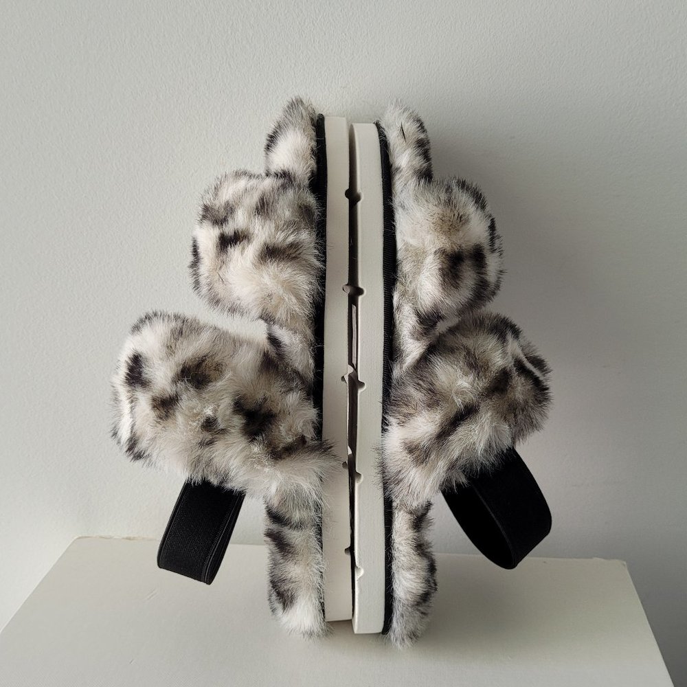 $39 NWT (7) Dolce Vita Pochy Faux Fur Slingback Slipper - Picture 2 of 11